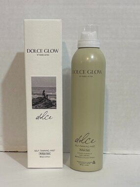 Brand New in Box DOLCE GLOW By Isabela Alysa Self Tanning Mist 6.4 oz. Full Size